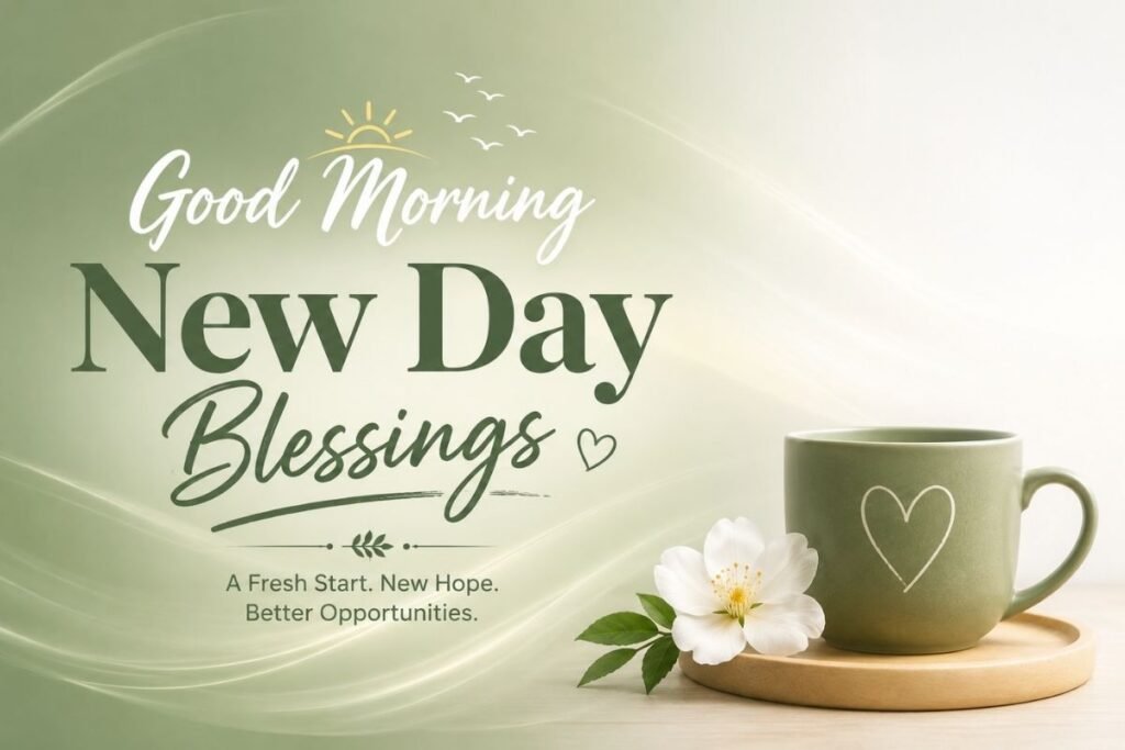 Good Morning New Day Blessings Good Morning New Day Blessings for a fresh start and new hope