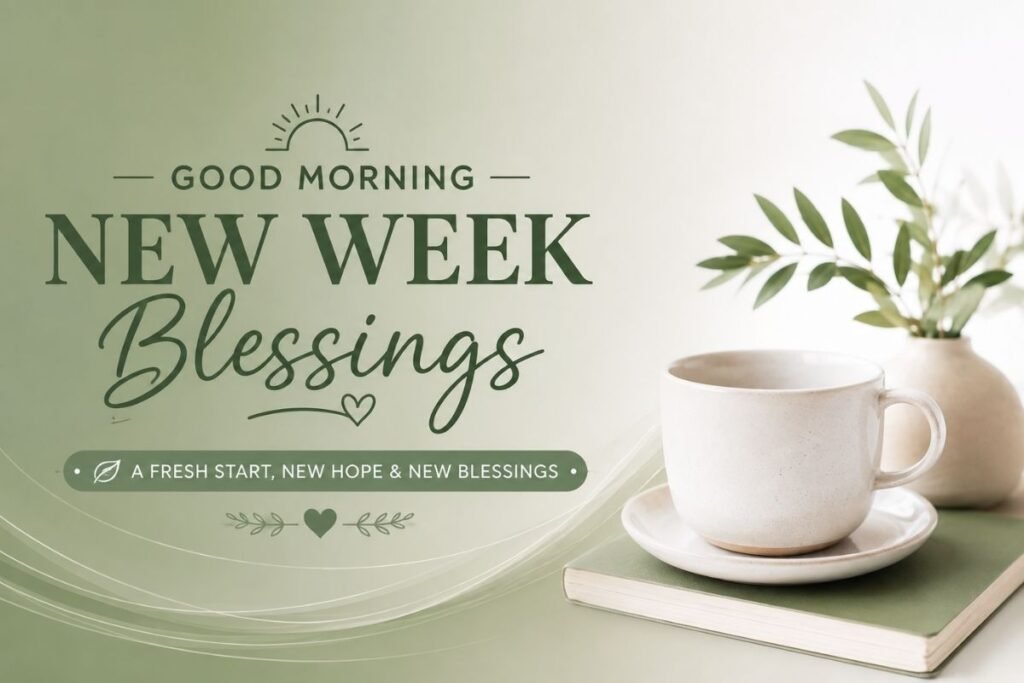 Good Morning New Week Blessings Good morning new week blessings for a fresh start with hope and peace
