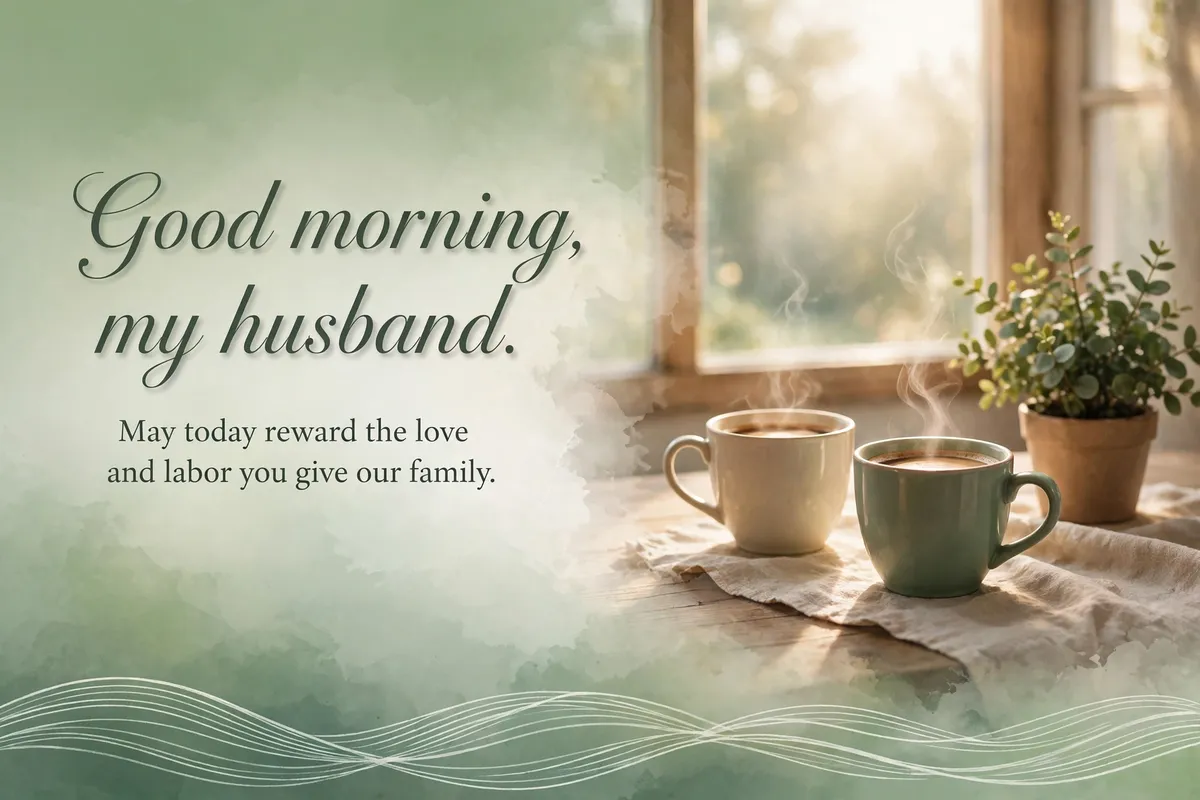 Good Morning Blessings for a Black Husband