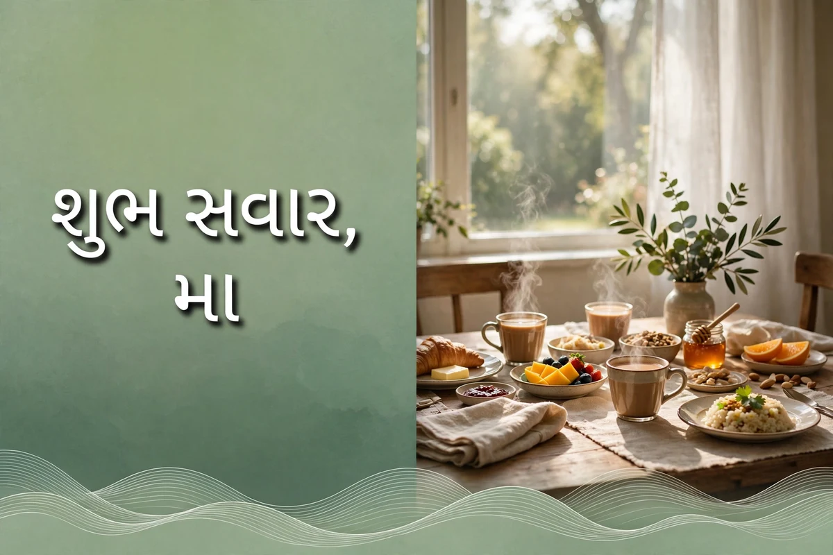 Good Morning Blessings in Gujarati for Family