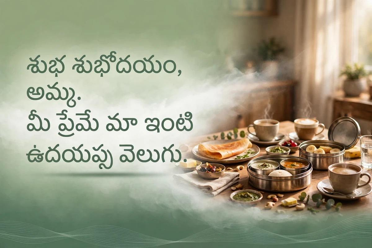 Good Morning Blessings in Telugu for Family